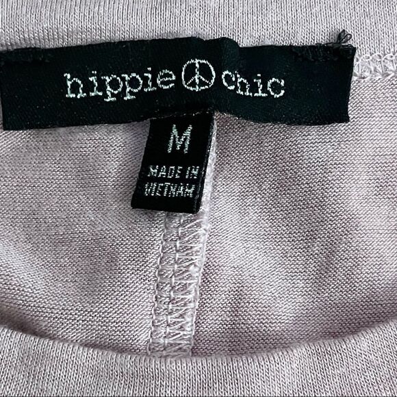 Hippie Chic Pink Sleeveless Croptop Says Blessed In Rose Gold Size Medium - Picture 11 of 12